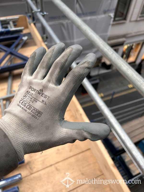 Work Gloves Worn All Week