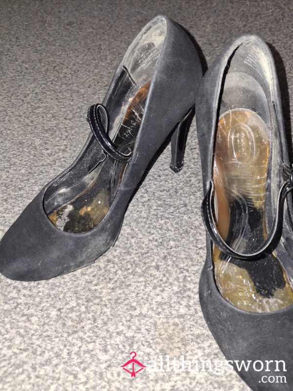 Work Heels... Broken Buckle.