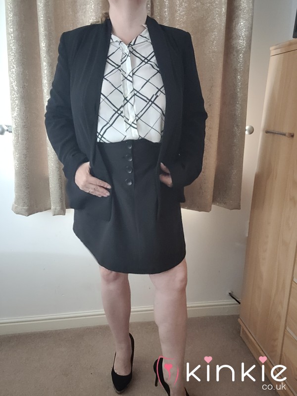 Work Outfit. Jacket,skirt And Blouse