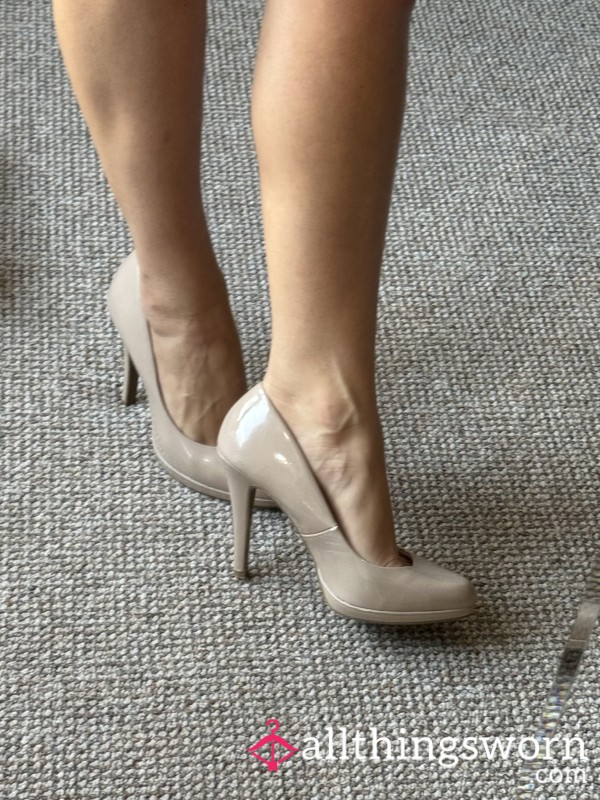 Work Shoes Heavily Worn