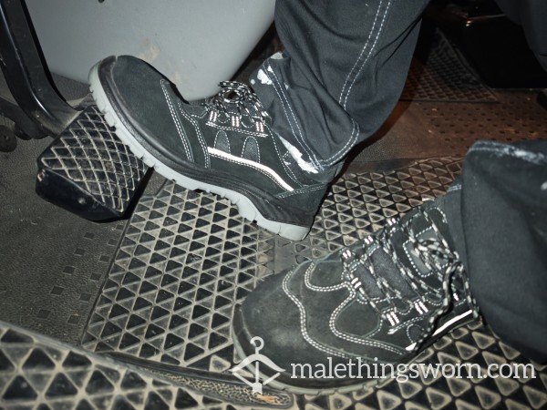 Work Shoes Worn In A Part-time Job Size 9