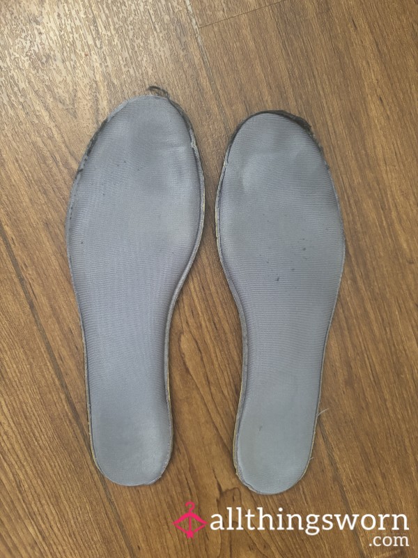 Worn Size 5 Memory Foam Insoles