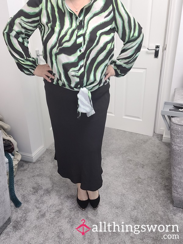 Work Skirt And Blouse