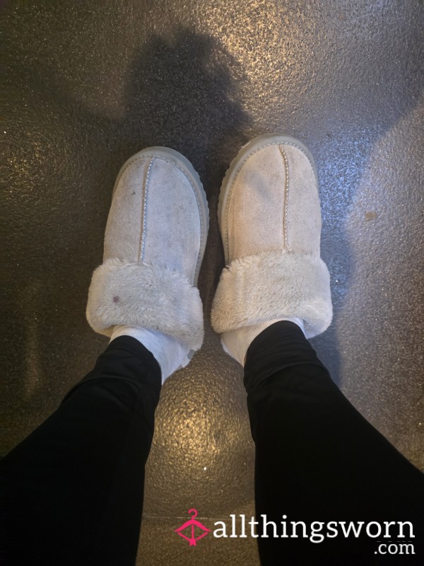 Work Slippers Being Worn As We Speak