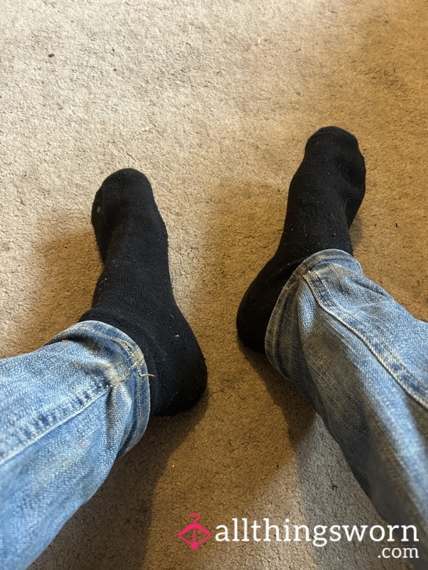 Work Socks Worn For A Full Day