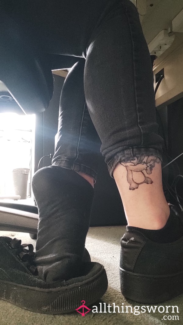 Work Worn Socks After Hours 🖤