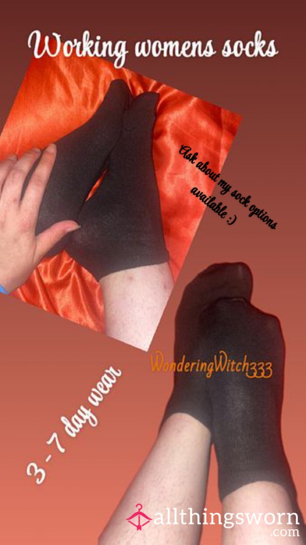Working Women Socks-ask About My Options-