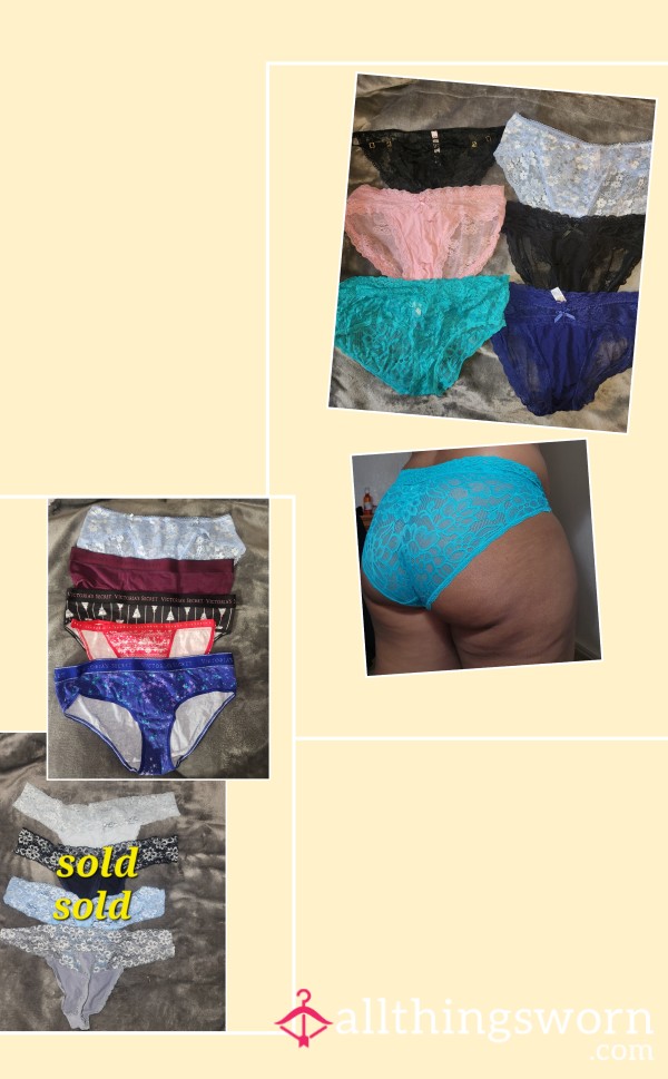 Workout Panties/Thongs/Lace