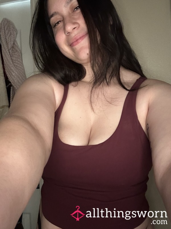 Workout Shirt With Built In Bra