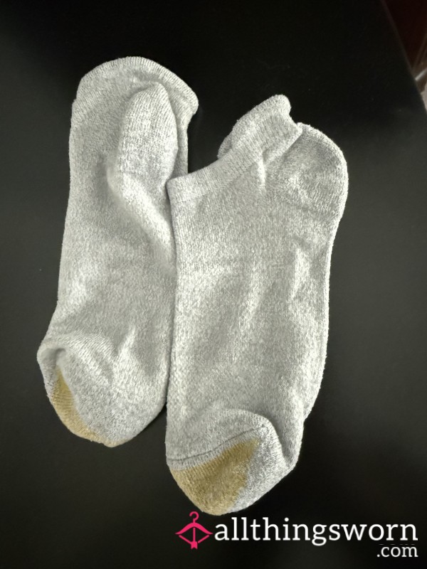 Workout, Stinky, Gold Toe, Sweaty, Worn 48 Hrs Socks