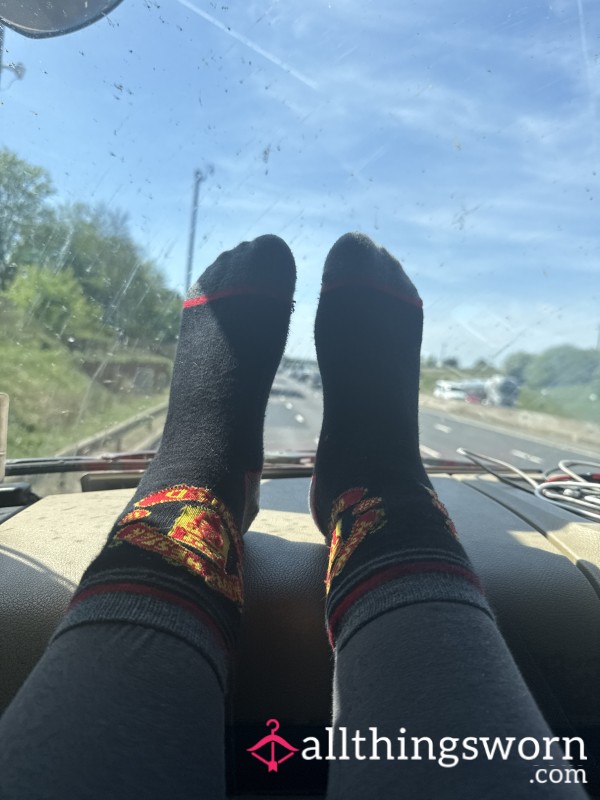 Worm Football Socks