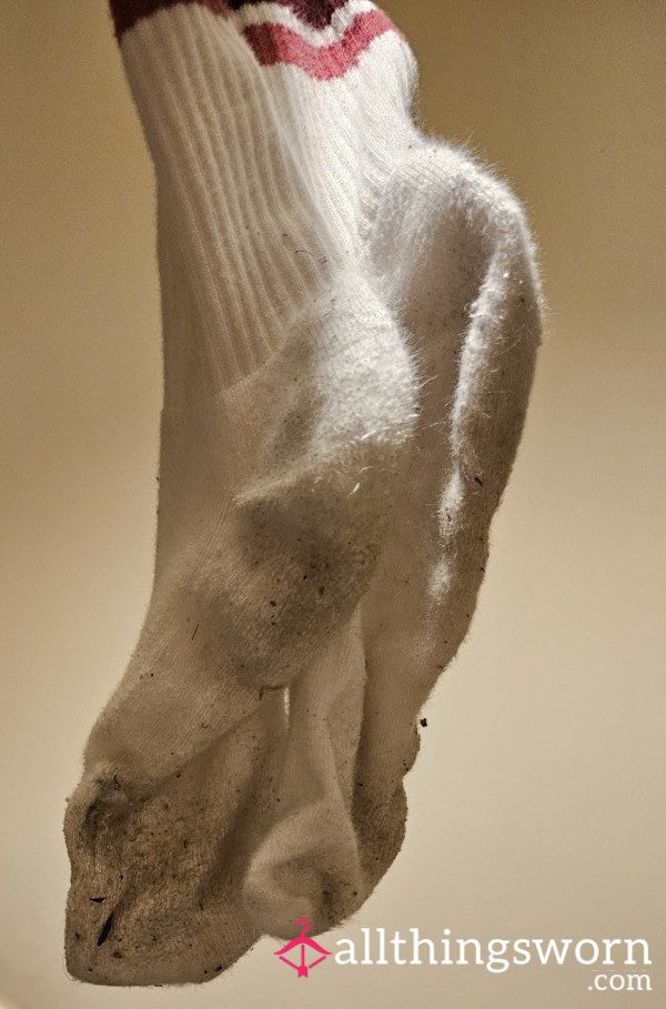 Worn 12hr White Socks