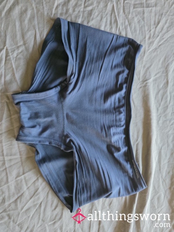 Worn 36hrs Dark Blue Boyshort Underwear