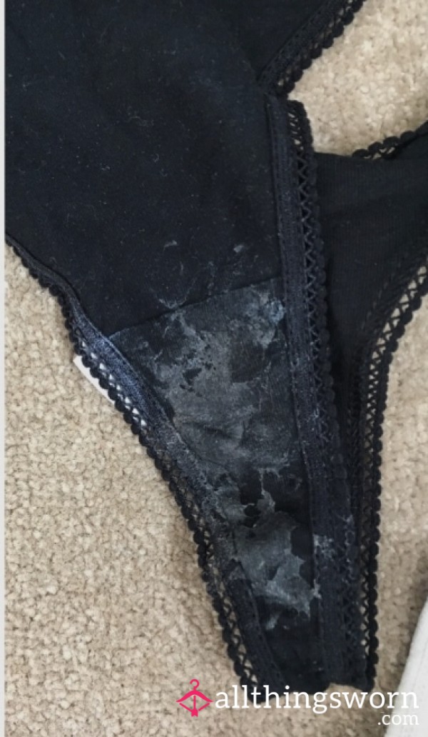 Worn 4 Days Masterbated Twice Full Of C*m.