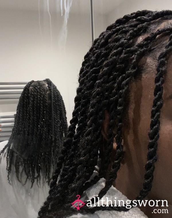 Worn 5-Week Protective Style With Shed Hair