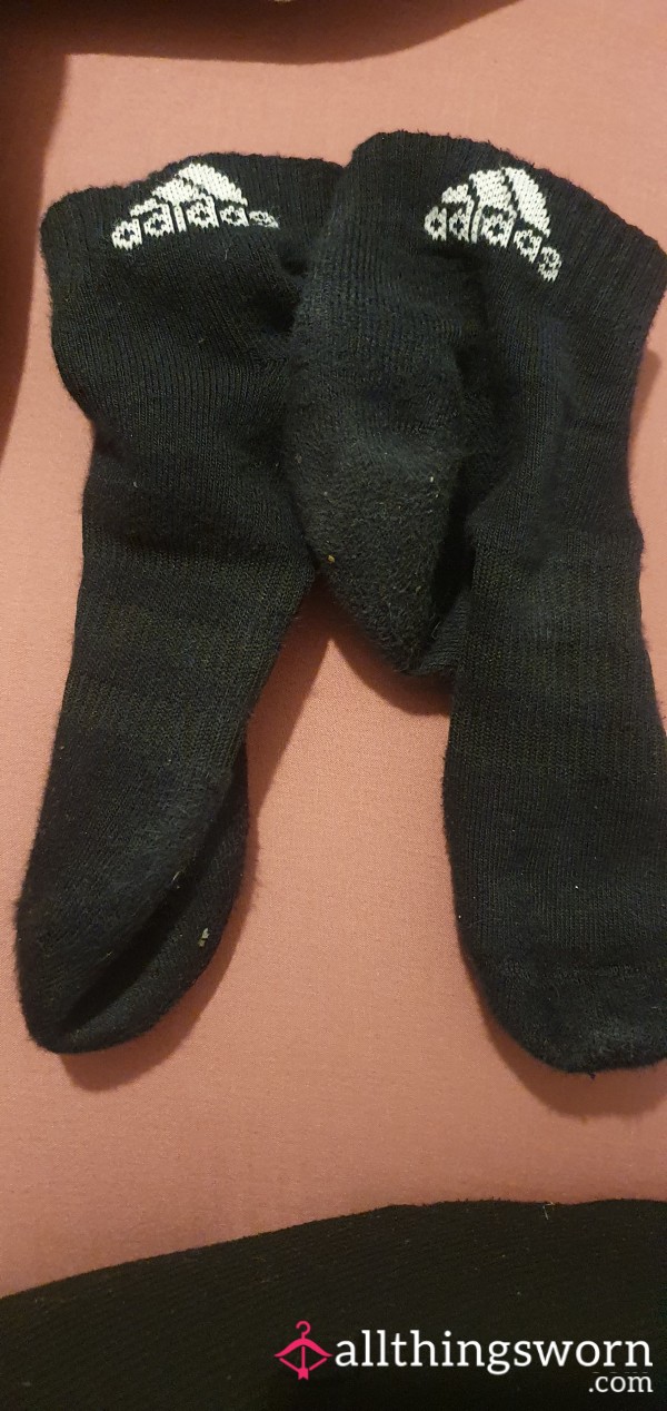Worn Adidas Gym Socks