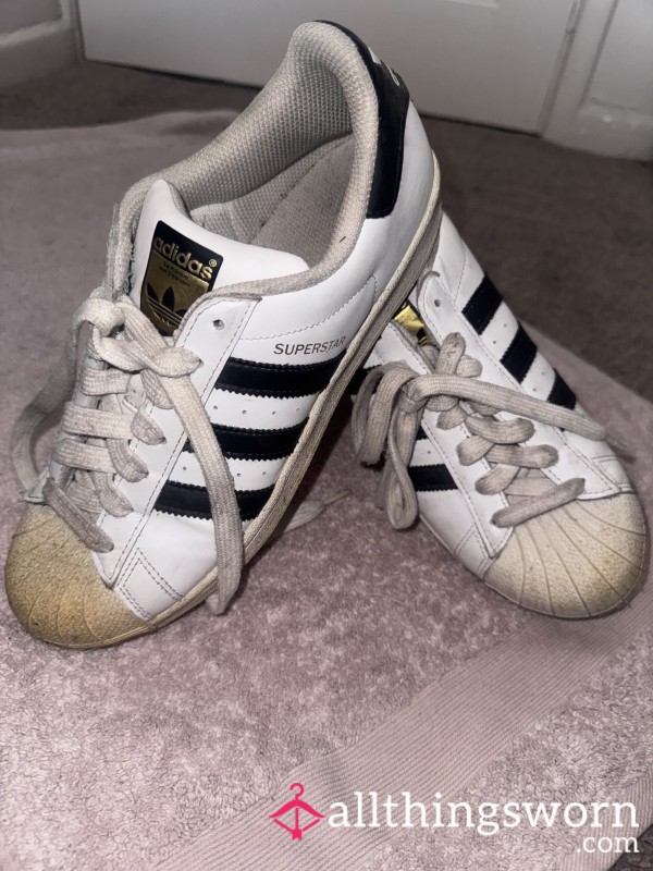 🤍 WORN ADIDAS SUPERSTARS AVAILABLE 🤍