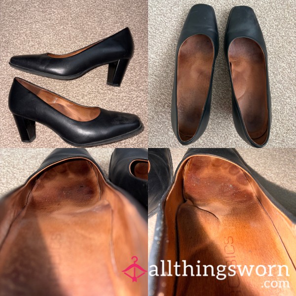 Worn Airline Heels - My Sweaty Toe Prints And Scent All Over Them