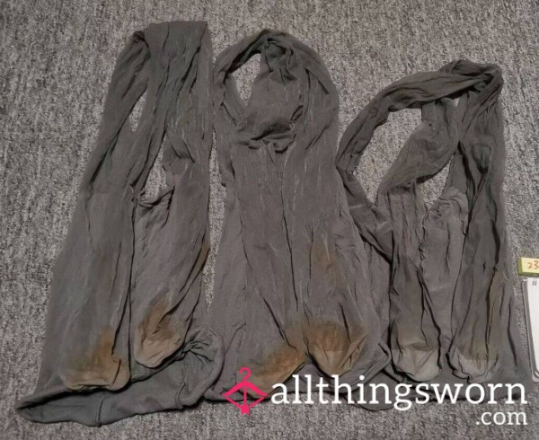 Worn All Day Chinese Flight Attendant  Pantyhose - Perfumed & Scented