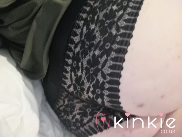 Worn And C*mmed In Black Lace
