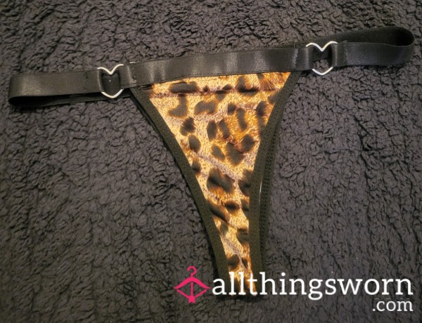 Worn And Masterbated Leopard Print Panties 💦