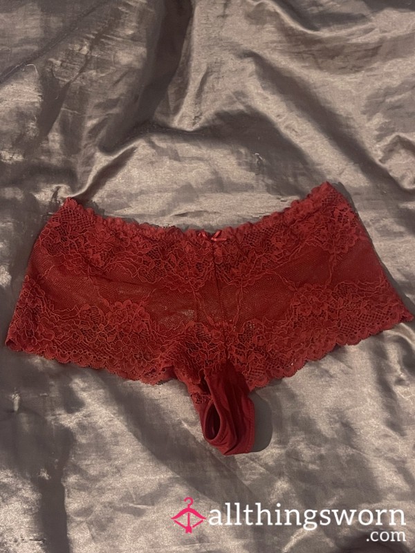 Worn Brazilian Lace 🍑