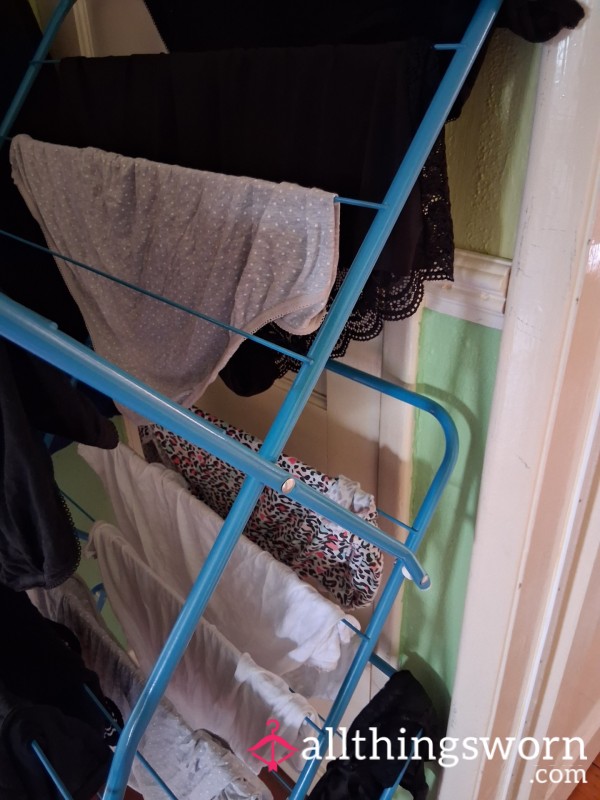 Worn And Warm, Fresh Used Day Knickers Full Of My Scent.