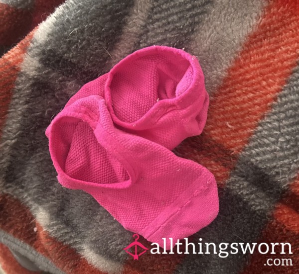 Worn And Washed Multiple Times. Well Used. Sweaty Trainer Socks Used For My Hard, Hot & Sweaty Gym Session.