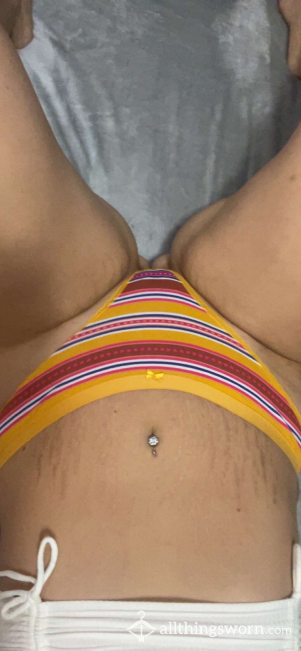 Worn And Wet Thong