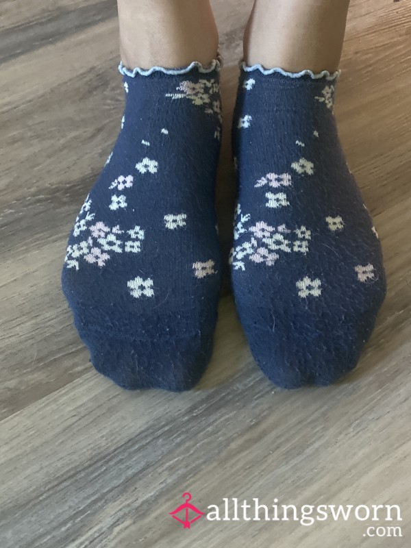 Worn Ankle Socks