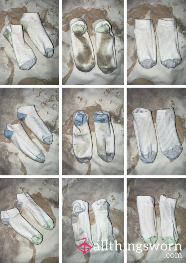 Worn Ankle Socks