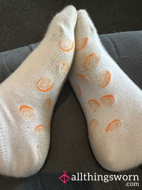 Worn Ankle Socks