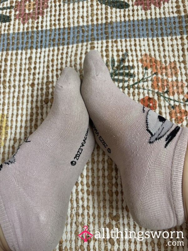 Worn Ankle Socks