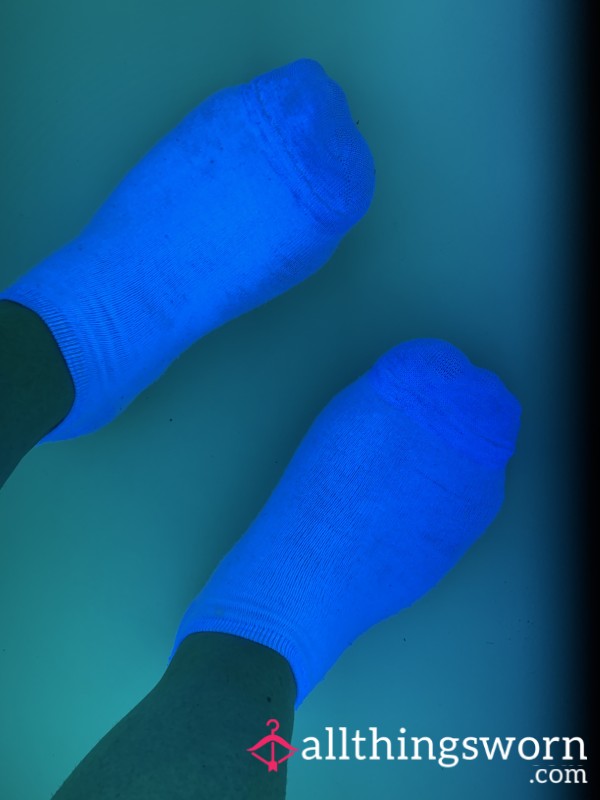 Worn Ankle Socks All Day And In The Sunbed