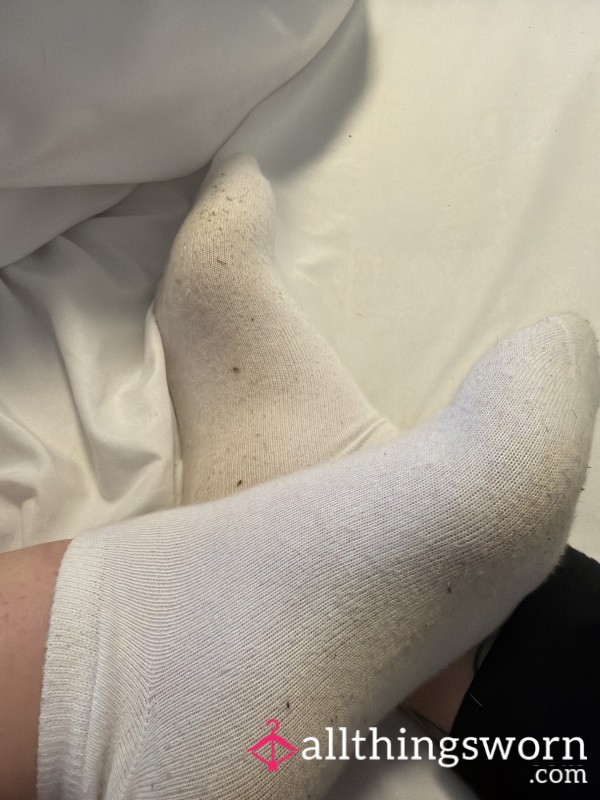 Worn Ankle Socks Dirty Soles