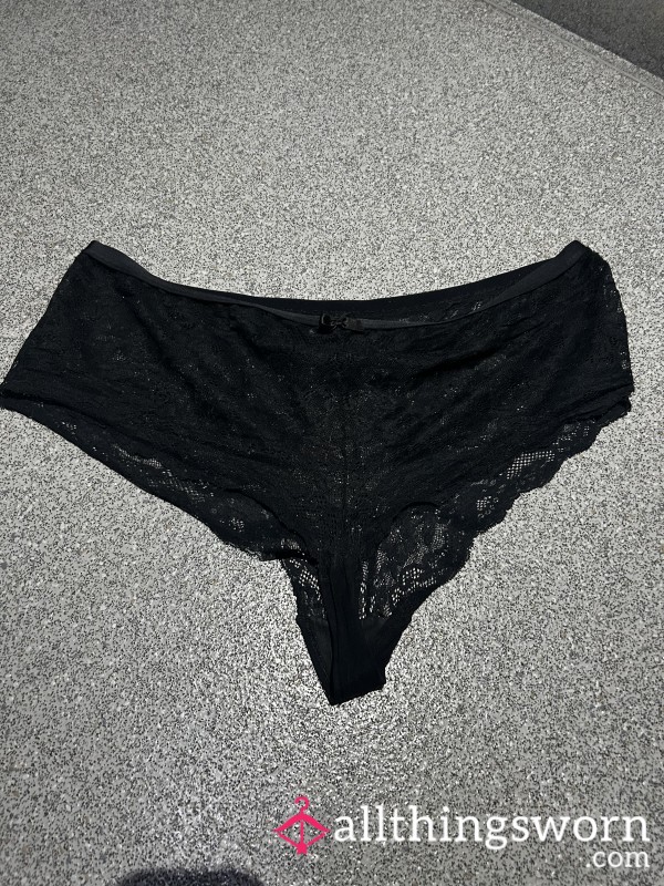 Worn At Work Then Gym Panties