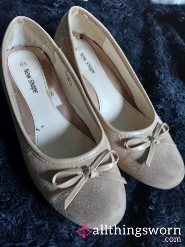 Worn Ballerina Shoes