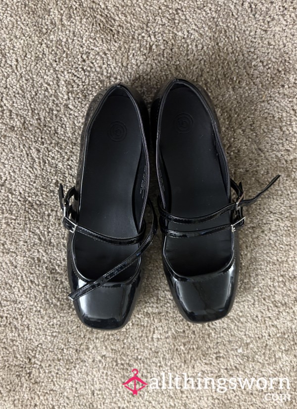 Worn Ballet Flats