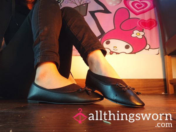 Worn Ballet Flats