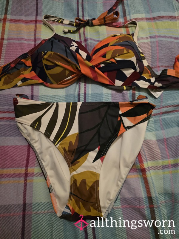 Worn Bikini Hot And Sweaty!