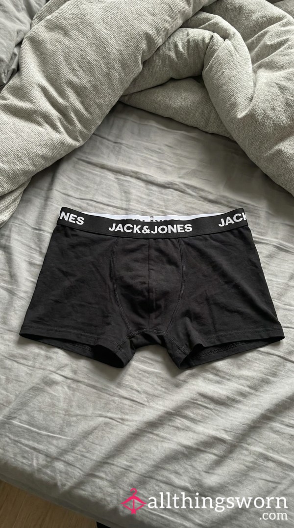 Worn Black Boxer Briefs – 48h – My Favorite Pair