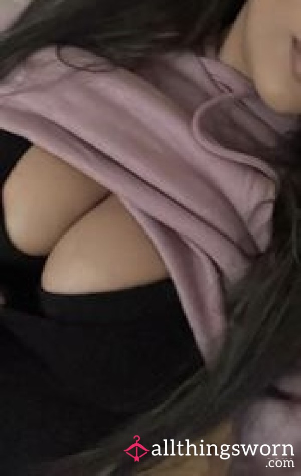 Worn Black Bras From Gym