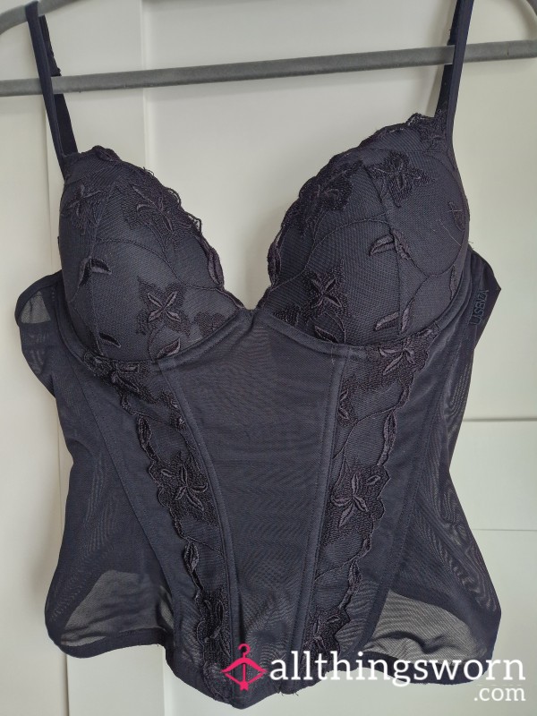 Worn Black Corset 🖤