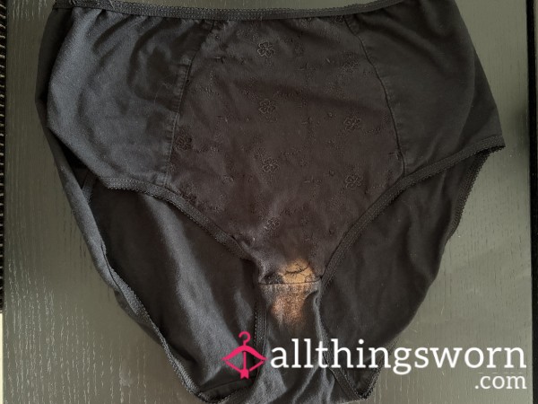 Worn Black Cotton Faves – Marked Crotch, Daily Wear