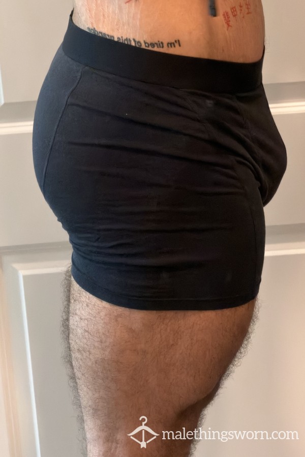 Worn Black Fabletics Front Briefs - Premium Cotton Gym Staple