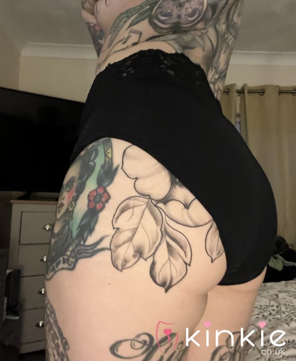 Worn Black Granny Pants
