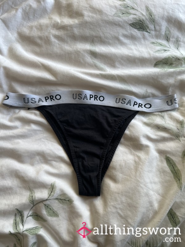 Worn Black Knickers