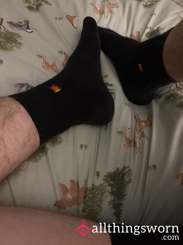 Worn Black Men’s Socks