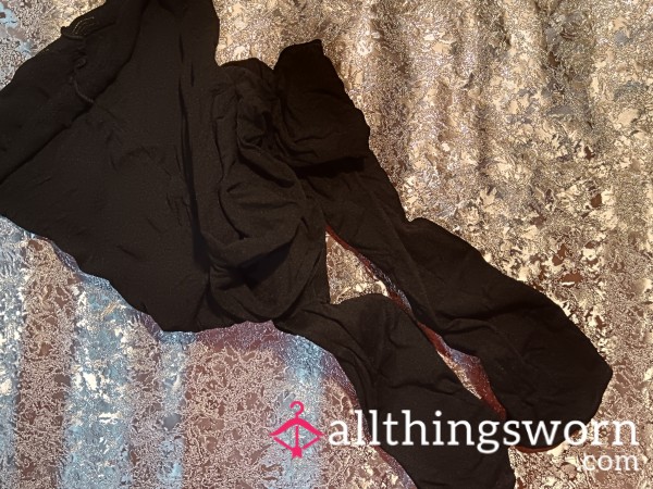 Worn Black Nylons/ Tights