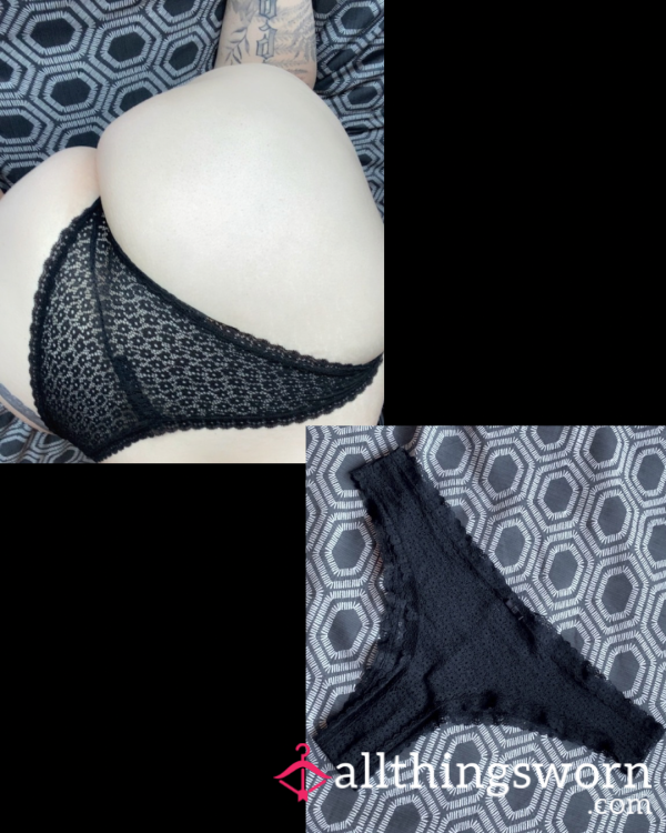 Worn Black Panties 🖤😉